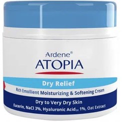 تصویر کرم مرطوب کننده صورت آردن سری Atopia مدل Dry Relief حجم 150 میلی لیتر Ardene Atopia Dry Relief Urea 5% Moisturizing Facial Cream