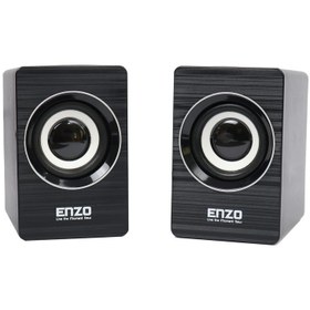 تصویر اسپیکر دو تکه Enzo مدل SL-113 Enzo SL113 multimedia USB 2.0 Speaker