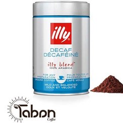 تصویر دانه قهوه بدون کافئین ایلی 250 گرمی Illy Dek Coffee