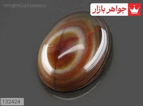 تصویر نگین عقیق باباقوری کد 132424 