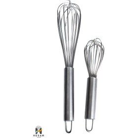 تصویر همزن دستی استیل 