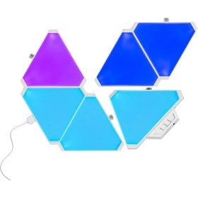 تصویر چراغ تزئینی هوشمند کولولابت مدل Triangle بسته 6 عددی 