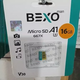 تصویر کارت حافظه یا رم بکسوBexo 16 گیگ با سرعت بالا و گارانتی مادام العمر 100MB و 667X 