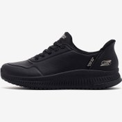 تصویر کفش چرمی طرح بند زنانه اسکیچرز کد 117740-bbk 