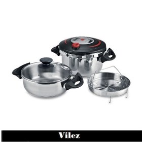 تصویر زودپز ویلز مدل VL6039 Vilez Pressure cooker model VL6039