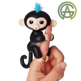 تصویر ربات میمون انگشتی فینگرلینگز مدل فین fingerlings Baby Monkey 