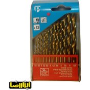 تصویر ست مته آهن و چوب ۱۳ عددی 