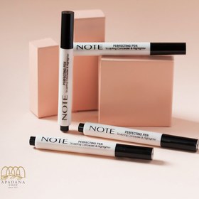 تصویر کانسیلر پن پرفکتینگ نوت در چند رنگ Note perfecting pen concealer