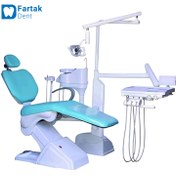 تصویر یونیت پارس طب مدل صدف SD شلنگ از پایین - اقساط dental-chair-parsteb-farino-sd