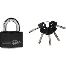 تصویر قفل آویز باسل(ضدبرش و ضداسید) GRANIT 60 (5 کلید) 
