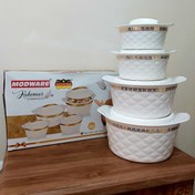 تصویر ظروف گرم نگهدارنده غذا ۸ پارچه رومانتیک هوم 