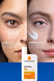 تصویر ضد آفتاب صورت لاروش پوسای اورجینال La Roche Posay 30162662 Anthelios Uvmune 400 Invisible Fluid Spf50+ Sunscreen 50 ml- All Skin Types 