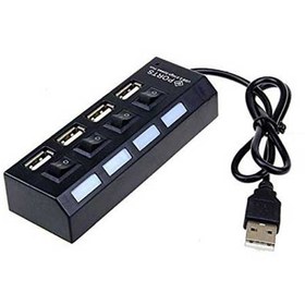 تصویر هاب 4 پورت USB دیانا DIANA کلیدار Diana 4 port USB hub