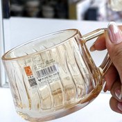 تصویر نیم‌لیوان طلایی شامپاینی ۶ عددی 