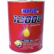 تصویر روغن موتور ایرانول مدل 12000 حجم ۳.۷۸ لیتر ۱۰W-40 