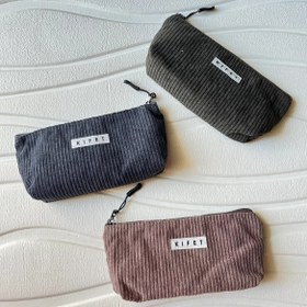 تصویر جامدادی مخملی تک زیپ 