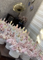 تصویر باکس گل شمع سایز کوچک - صورتی / صورتی / صورتی 