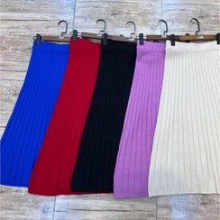 تصویر دامن ریز بافت وارداتی نرم و لطیف 