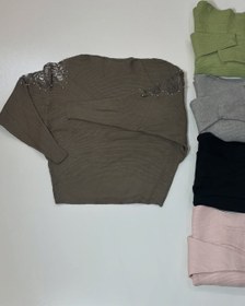 تصویر پیراهن زنانه با دانتل 