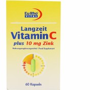 تصویر کپسول ویتامین C و زینک یوروویتال ۱۰ میلی گرم ۶۰ عددی 