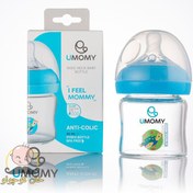 تصویر شیشه شیر پیرکس یومامی ۹۰ میلی لیتر دهانه عریض آنتی کولیک 