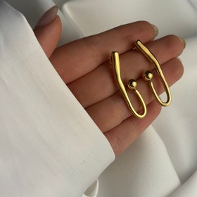 تصویر گوشواره استیل ژوپینگ کد35 