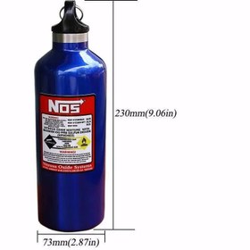 تصویر فلاسک ناس مدل استوانه ای استیل گنجایش 0.5 لیتر nos
