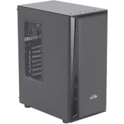 تصویر کیس کامپیوتر گرین Arad Eco Mid Tower خاکستری Green Arad Eco Mid Tower Gray Computer Case