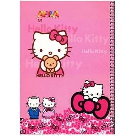تصویر دفتر نقاشی50 برگ افرا طرح Hello Kitty 1 جلد شومیز - بسته 5 عددی 