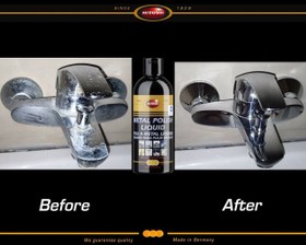 تصویر پولیش مایع براق کننده فلزات مدل Metal Polish Liquid برند اتوسل آلمان 