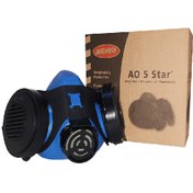 تصویر ماسک شیمیایی نیم صورت AO 