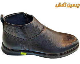 تصویر نیم بوت تمام چرم مردانه کلارک clarks زیپی کد21264 Clarks men's leather boot