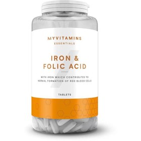 تصویر مکمل آهن و فولیک اسید مای ویتامینز My vitamins Iron Folic Acid