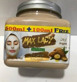 تصویر اسکراپ صورت مکس لیدی روغن نارگیل 