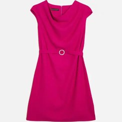 تصویر پیراهن مجلسی زنانه کمربند دار مدل نارسیس برنس Bornos 