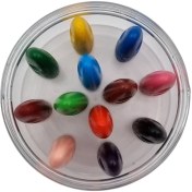 تصویر مداد شمعی 12 رنگ مدل جادویی 