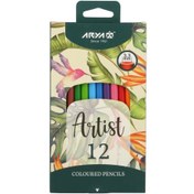 تصویر مداد رنگی 12 رنگ آرتیست آریا 