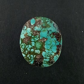 تصویر سنگ فیروزه سبز شجر عنکبوتی (کد 6325) 