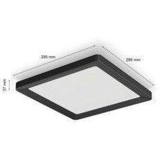 تصویر روشنایی هوشمند HUE TENTO BLACK PLASTER RGB LED SMART PANEL SUILING FLUTABY 30X30CM 1340 LUMEN فیلیپس Philips 