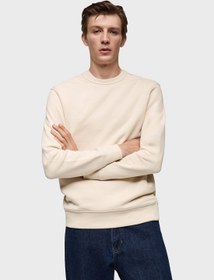 تصویر سویشرت کلاهدار اساسی نولا برند mango man Nola Essential Pullover Sweatshirt