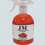 تصویر اسپری خوشبو کننده هوا دستی 500 میل توت فرنگی جی ام ا Manual air freshener Strawberry spray 500 ml jm Manual air freshener Strawberry spray 500 ml jm