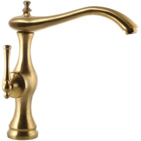 تصویر شیر ظرفشویی البرز روز مدل علاالدین Alborzrooz gold mate-Alaeddin kitchen tap