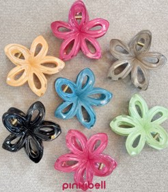 تصویر کلیپس گل شیشه ای vip 