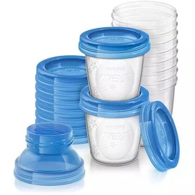 تصویر ست ظرف ذخیره شیر مادر فیلیپس اونت 10 عددی Philips Avent Breast Milk Storage Bag 10 Pieces