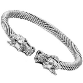 تصویر دستبند سیلیکونی مردانه مدل Dragon 