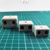 تصویر ترمینال سرامیکی 16 آمپر 2 خانه 16A 2 Way Ceramic Terminal