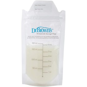 تصویر کیسه ذخیره شیر دکتر براون Dr brown's breast milk storage bag