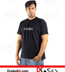 تصویر تیشرت مردانه یقه گرد طرح AMIRI / کد 11178 