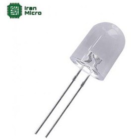 تصویر ال ای دی شیشه ای LED - آبی - 10 میلی متر 