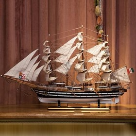 تصویر ماکت چوبی مدل کشتی ایتالیا 